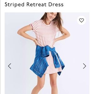 Madewell striped tee-shirt dress